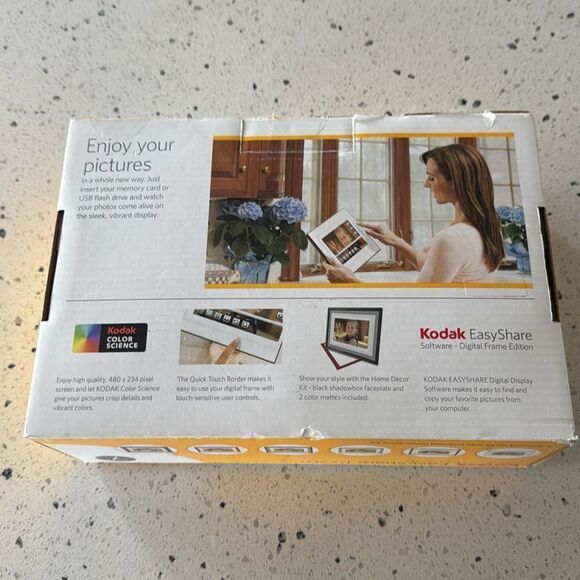 Kodak EasyShare P720 Digital Frame 7” with Home Decor Kit NOB - Picture 4 of 8